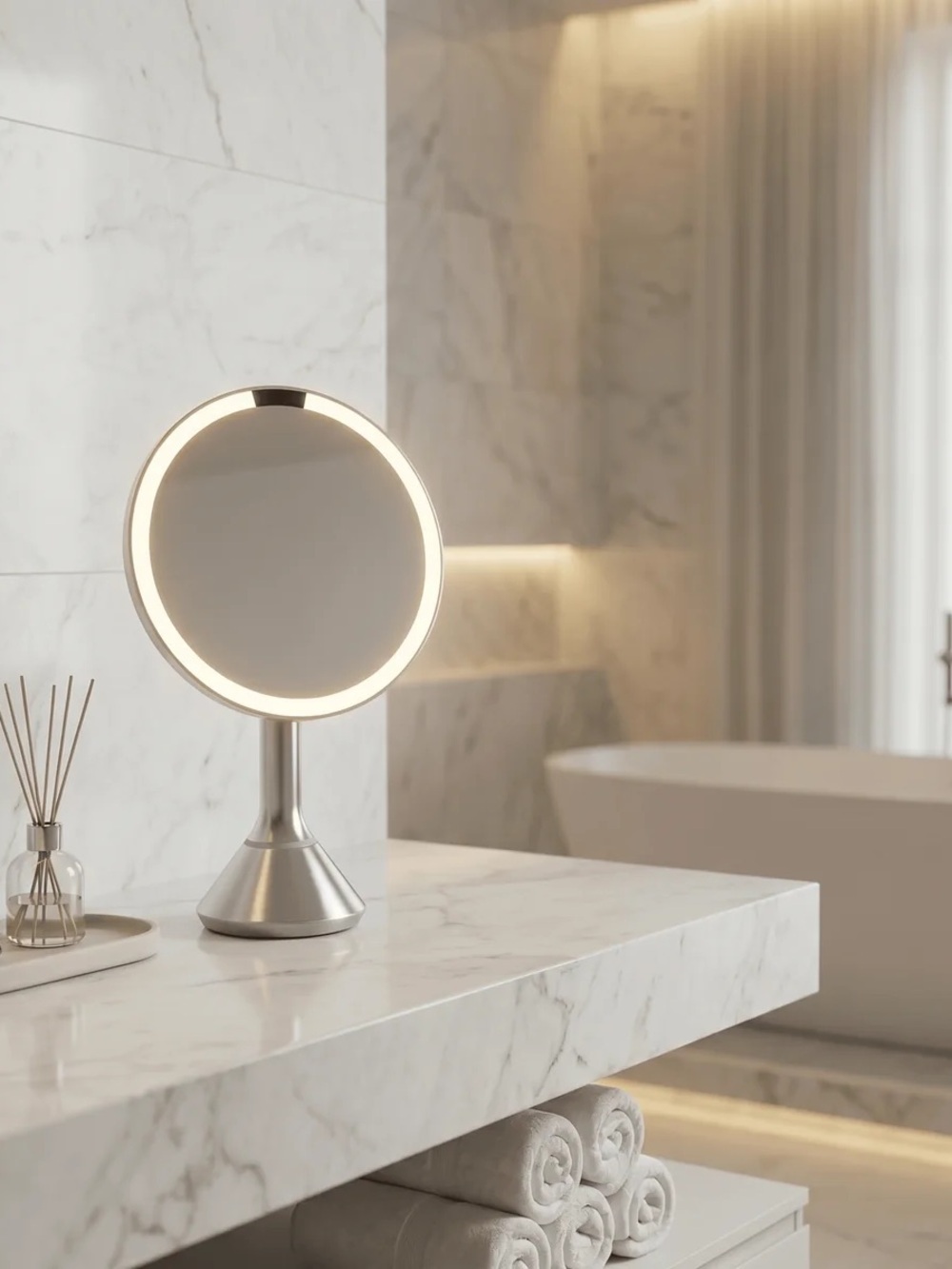 NWT Simplehuman Sensor Mirror Round - Picture 6 of 7